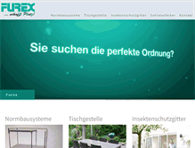 Tablet Screenshot of furex.ch